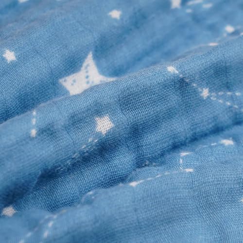 Image of Premium Muslin Baby Burp Cloths - Ultra Soft & Absorbent, 6 Layers for Newborns & Infants - Pack of 5 /10 - Baby Essentials for Baby Feeding (Printed Multicolor, Pack of 10)