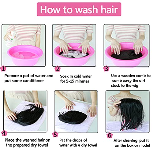 Miniatura 8 de Extensiones de moño despeinado y desordenado, de goma, sintético, onduladas, con moño, recogido instantáneo, para mujeres (marrón claro)