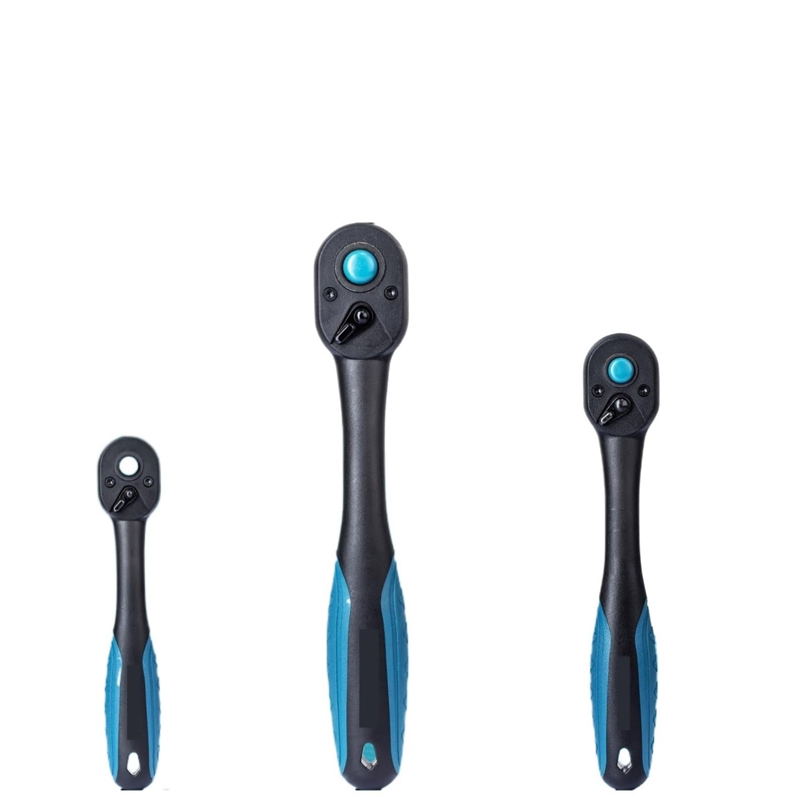 Telescopic Ratchet 72-zębowy klucz grzechotkowy uchwyt szybkozamykający dwustronny napęd 1/4'' 3/8'' 1/2'' naprawa samochodów domowe narzędzia DIY mały klucz dynamometryczny(3 pcs set)