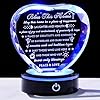 Ywhl house warming gifts new home housewarming gifts for women men crystal heart keepsake with led base home warming gift couple presents house blessing warming gift new apartment  urban country home decor