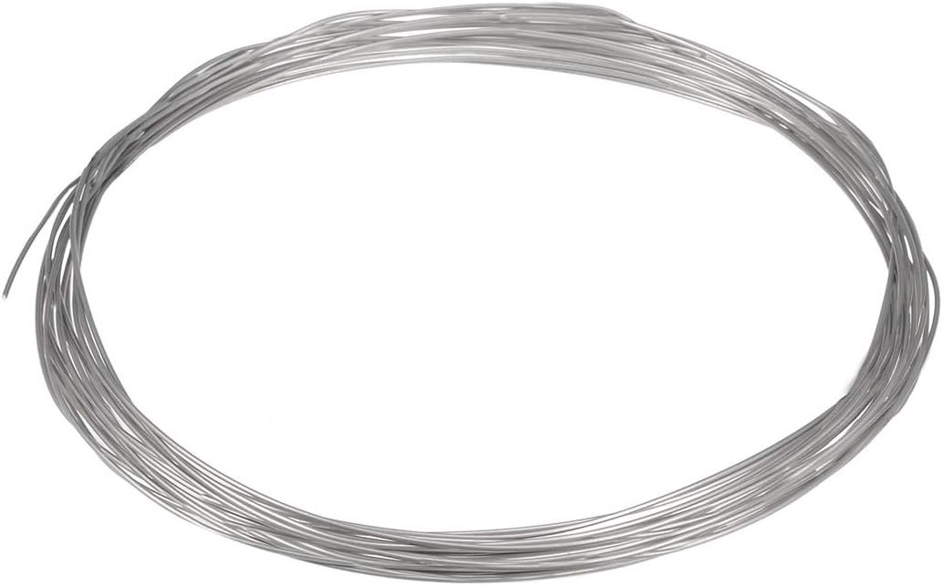 sourcing map 1mm 18AWG Heating Resistor Wire Wrapping Nichrome Resistance Wires for Heating Elements 16ft