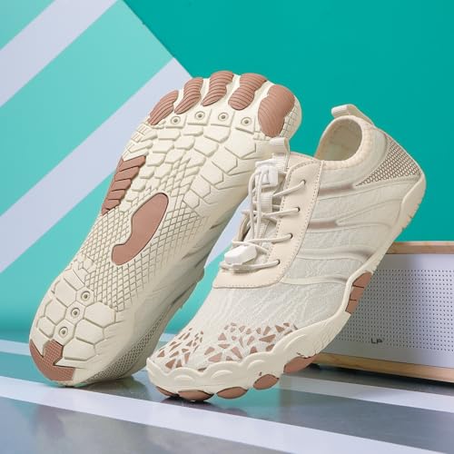 Image of Hike Barefoot Shoes Womens Men,Unisex Barefoot Water Shoes Breathable, Anti-Slip Hiking Footwear for Athletic Wide Toe Shoe Footwear for Hiking, Walking, Running, Yoga, and Water Sports