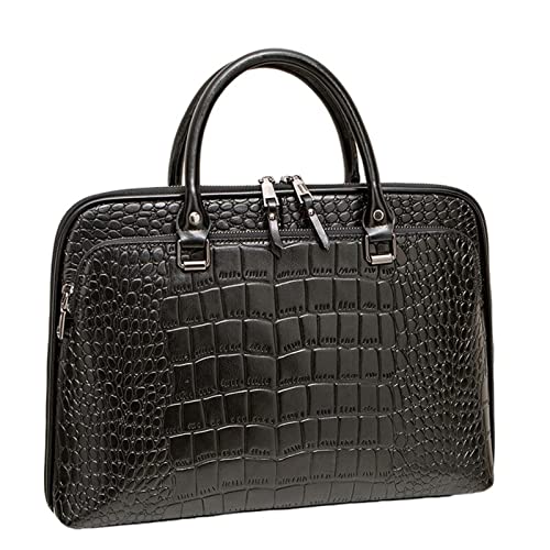 Briefcases Messenger Bags Laptop Bag Women Leather Briefcase for Laptop HandbagShoulder Bags Woman Work Office Leather Handbags
