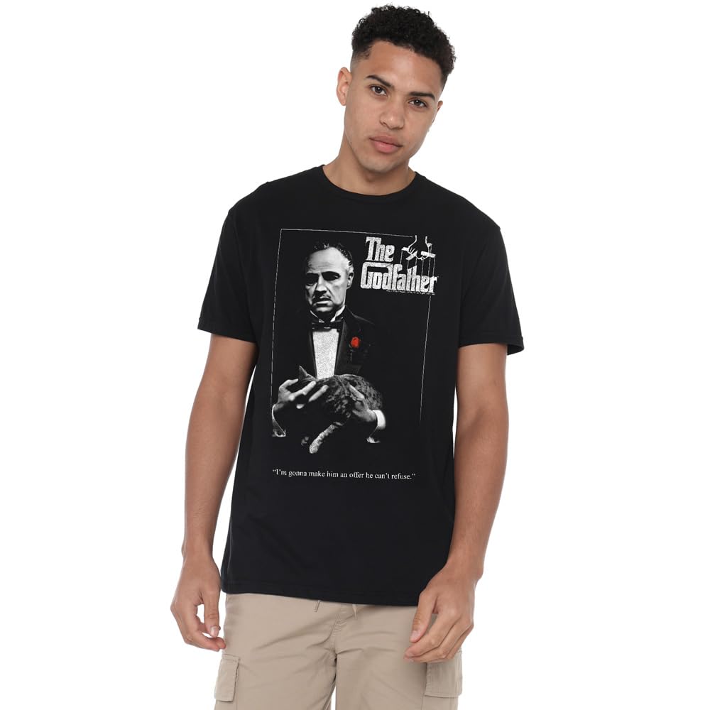Godfather Poster Unisex T Shirt, Black, Medium