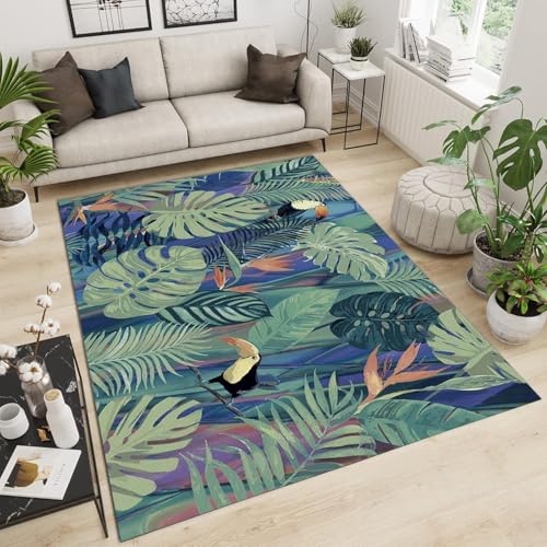 Tapis de plantes 3D en polyester avec envers caoutchouc