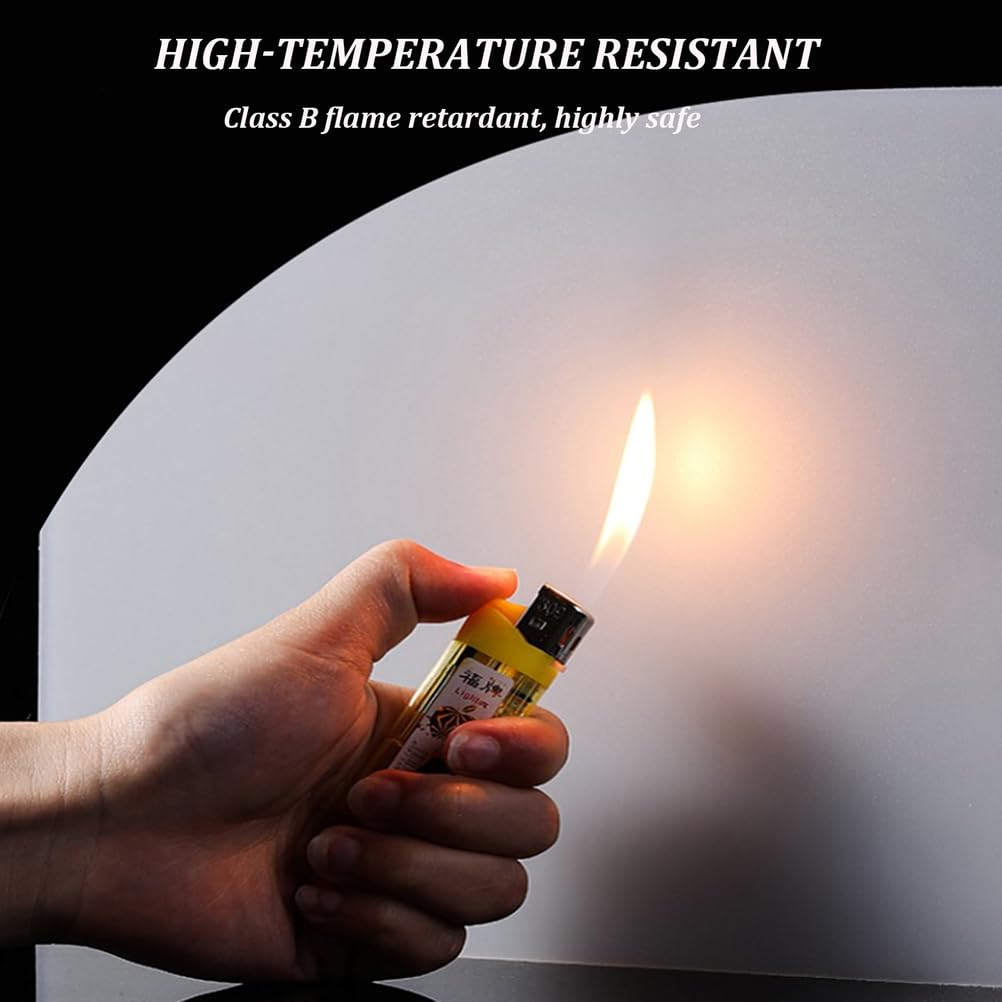 Matte Kunststoffplatte aus schwarzem PP, 500 mm x 500 mm, 0,3–5 mm(0.8mm)