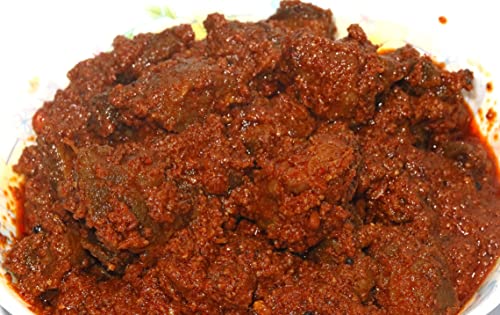 Image of MAHIKA FOODS Andhra Style Homemade Fresh Boneless Mutton Pickle 500 gm, Gosht Ka Achar Authentic Taste of Tradition, Spicy, with No Added Preservatives