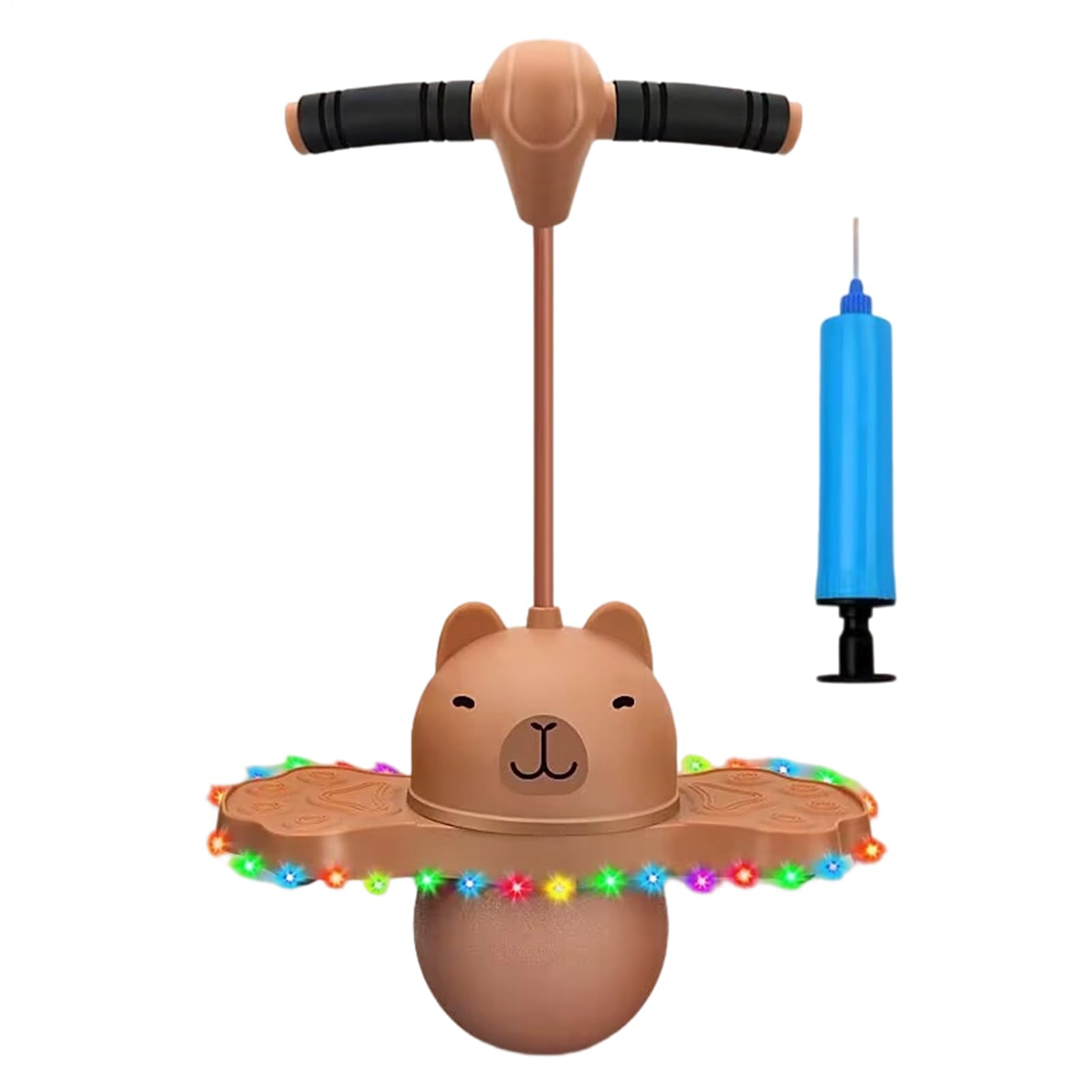 Bola rebozante para niños, juguetes interactivos inflables para equilibrar – Bolas con asas para saltos, para escuela, casa, jardín, ejercicio y fiestas de cumpleaños Navidad para niños y niñas