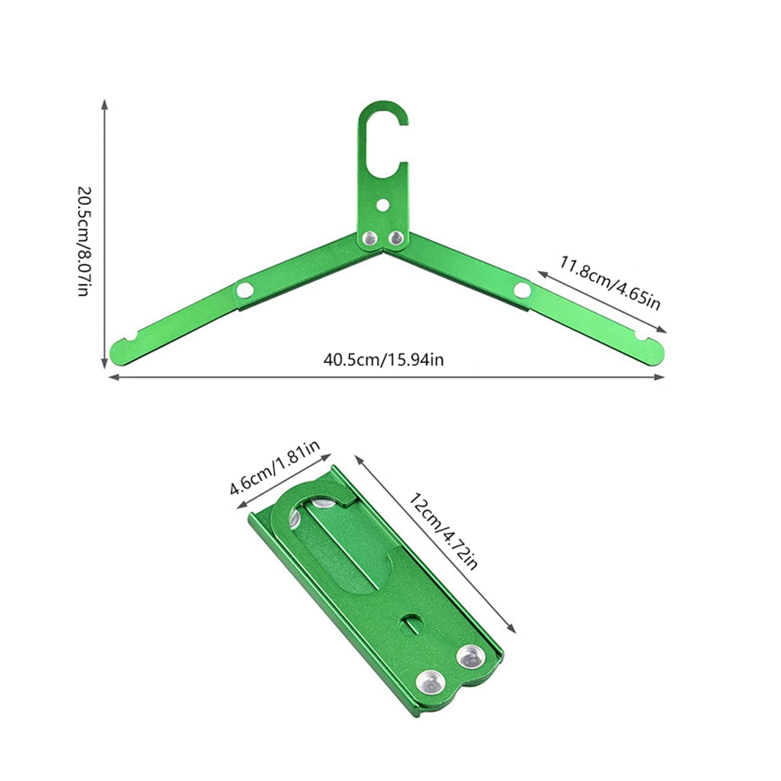 Składany wieszak na ubrania ze stopu aluminium Outdoor Camping Suszarka do ubrań Oszczędzające miejsce metalowe wieszaki na wieszaki na akcesoria podróżne