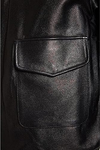 Image of Men's Big and Tall Leather Flight Jacket