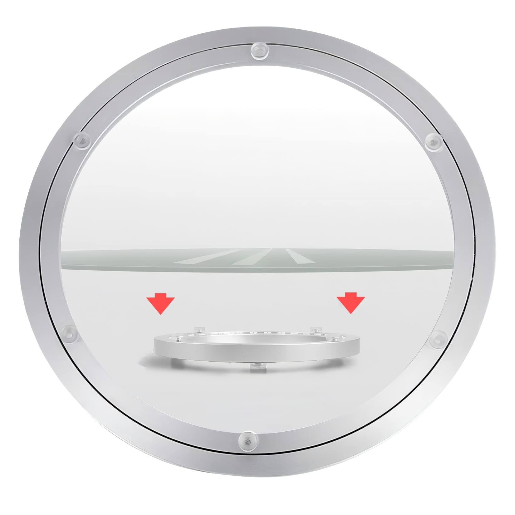 Cuscinetto for giradischi in lega di alluminio, Cuscinetto base for giradischi Lega di alluminio Argento Dimensioni multiple 12-100 cm(100 cm)