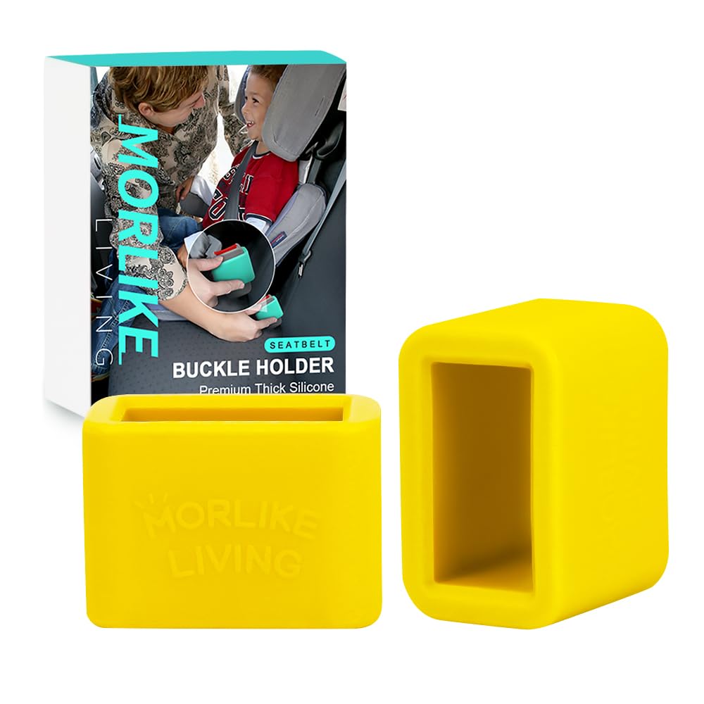 Morlike Silicone Belt Buckle Seatbelt Holder