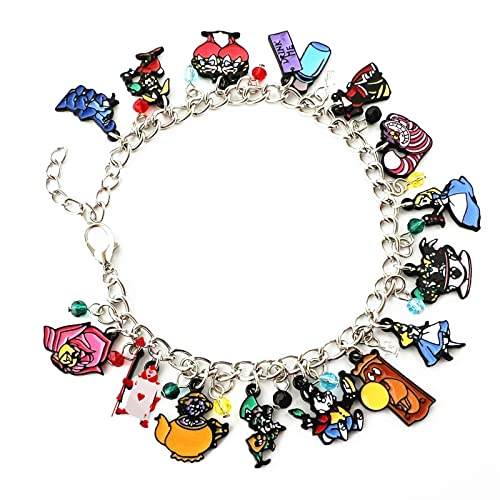 Alice Wonderlnd Bracelet Charm Alices Bracelet Gifts for Woman3