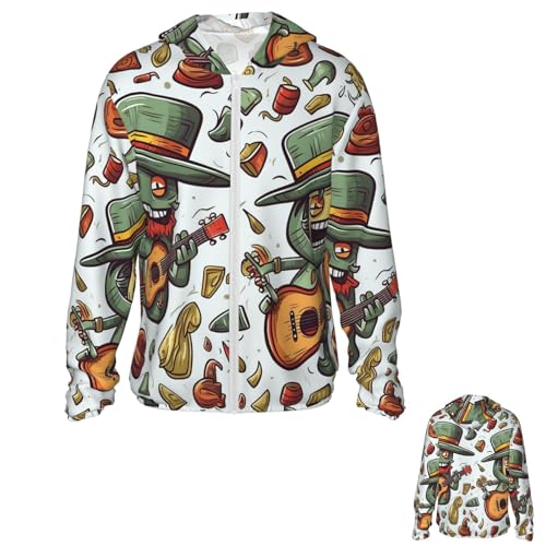 Chaqueta para hombre con protección solar UPF 50+ y capucha miniatura 1