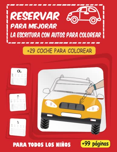 Reservar Para Mejorar la escritura con autos para colorear: Elige el libro de las escrituras y ayuda a tus hijos a aprender muy facilmente, +29 dinosaurios para colorear