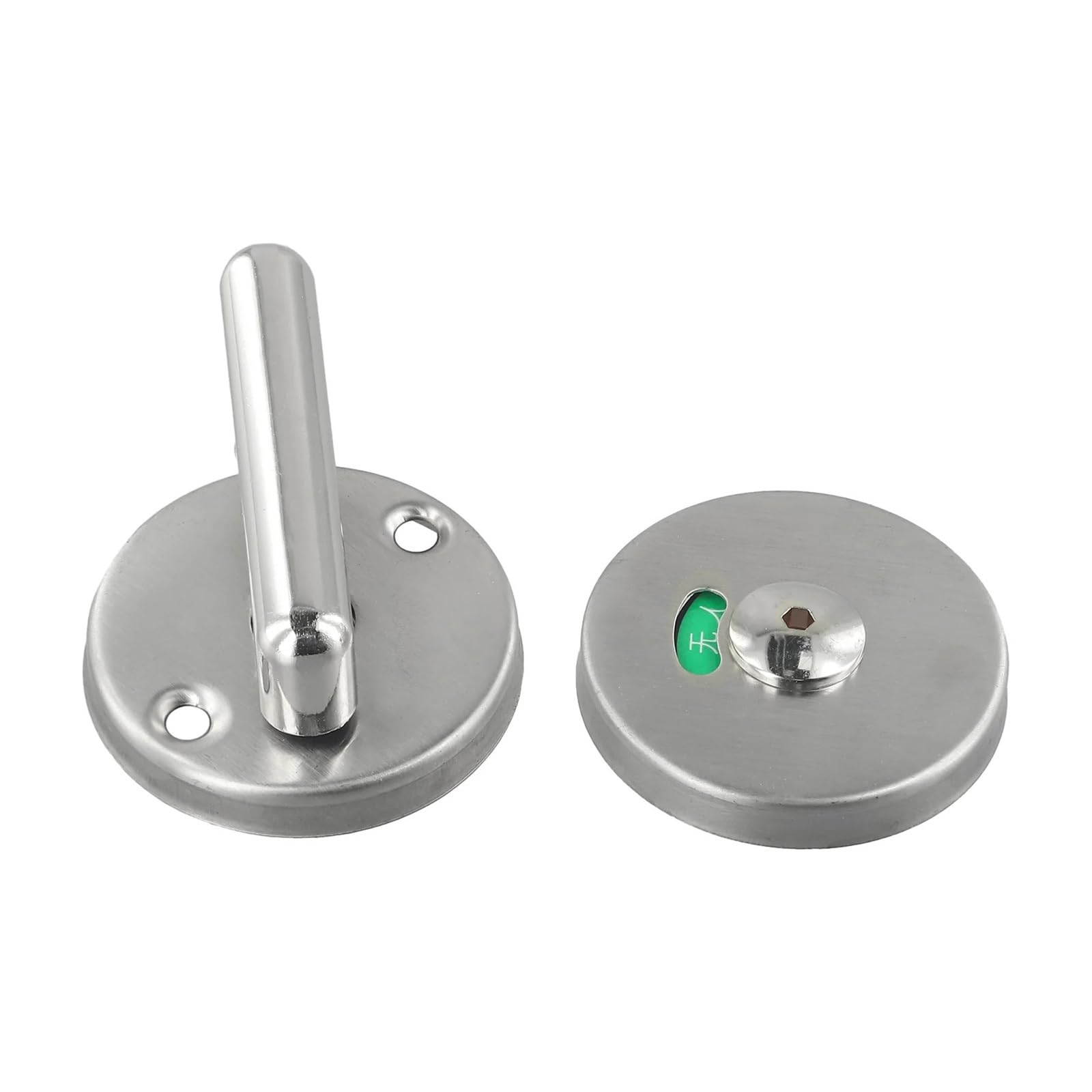 3sets Stainless Steel Indicator Bolt Vacant Engaged Bathroom Privacy WC Toilet Door Lock for Public Hardware Accessory for Public