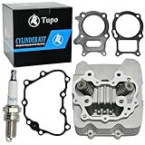 Tupo 68.5mm Cylinder Head Piston Ring Gasket Top End Rebuild Kit Compatible with Honda Recon 250 TRX 250 TRX250 TRX250TE TRX250TM TRX250X TRX250EX Sportrax 250 TRX250EX 2x4 2002-2014