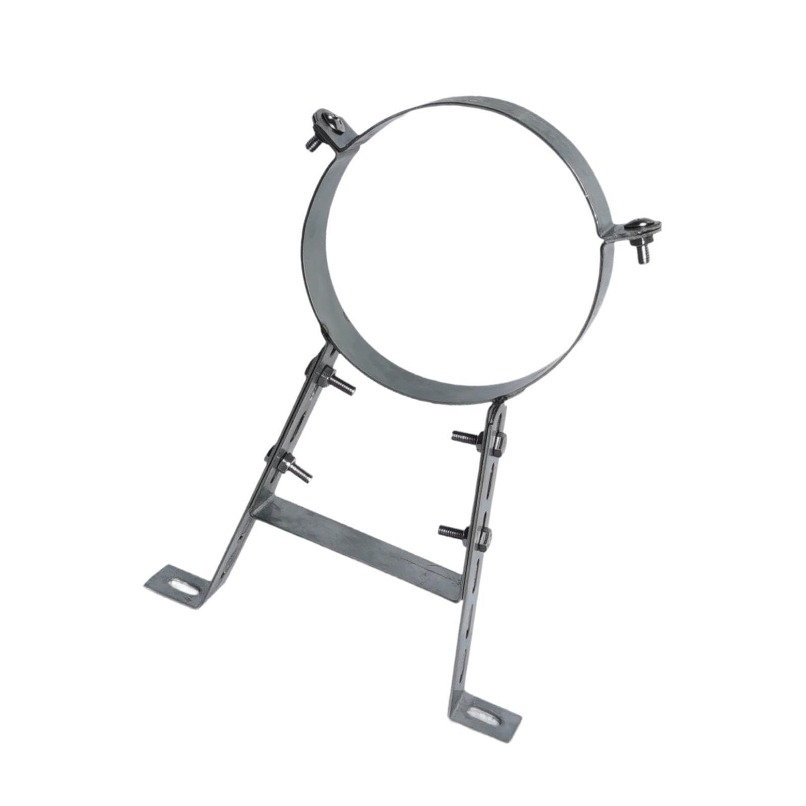 Pixzcsa Silver Easy To Operate Chimney Pipe Holder Simplifies Llation Process For Heating Equipment Chimney Pipe Bracket Sturdy, Dia 15Cm