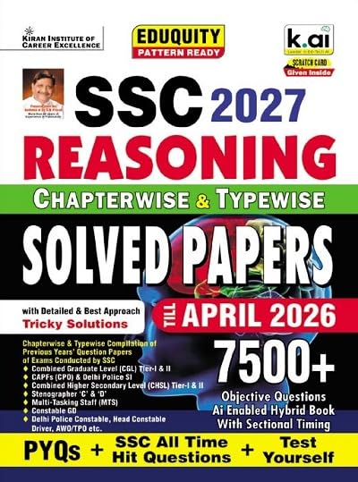 Kiran SSC Reasoning Solved Papers