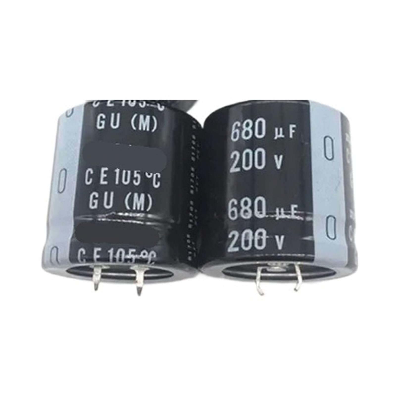 Condensateur 680uf 200v GU pour remplacer un composant usé de carte mère