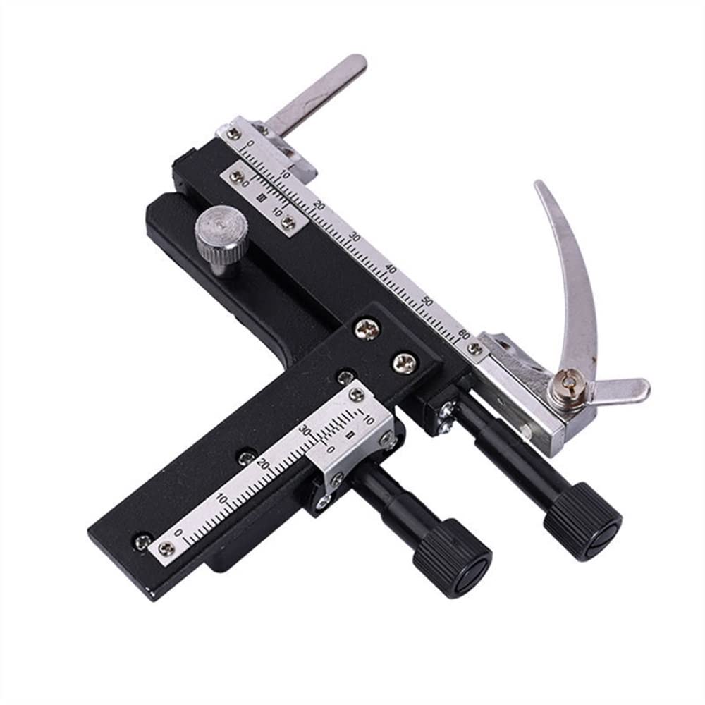 Microscope Vernier Caliper Graduated Microscope Mechanical Stage X-Y Movable Stage with Scale Mechanical Reticles