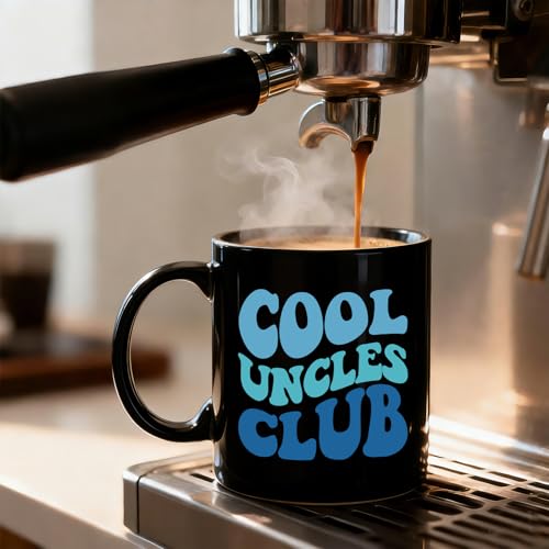 Taza de cerámica negra 11 oz para café miniatura 3