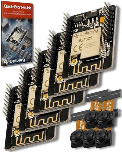 ✅ Con 8 pin I/O digitali (tutti con capacità PWM) il modulo ESP32 Cam può essere utilizzato in numerose applicazioni IoT.