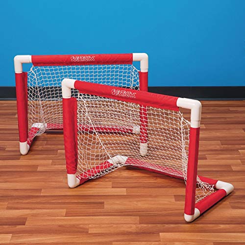 S&S Worldwide-W11585 Mini PVC Hockey Goal Set - Thumbnail 2
