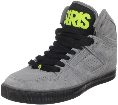 Osiris Men's NYC 83 Skate Shoe, Grey/Black/Lime, 4.5 UK