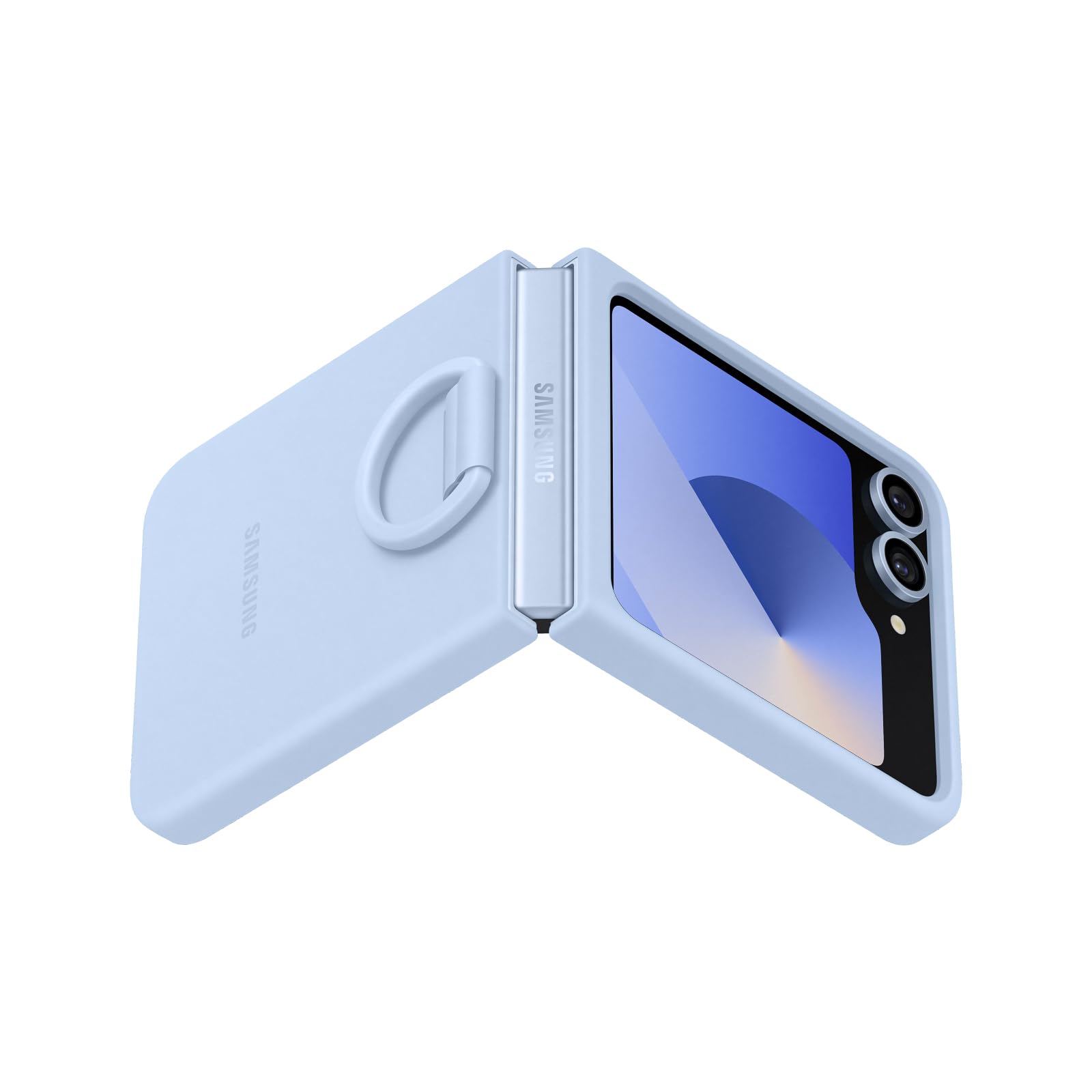 Amazon.co.jp: Galaxy Z Flip6 Silicone Case|ブルー|スマホケース