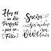Set de 2 Pegatinas Pared Vinilos Frases Letras Motivadoras Español Stickers Adhesivos Negro Decoración Habitación Dormitorio Salón Ventana