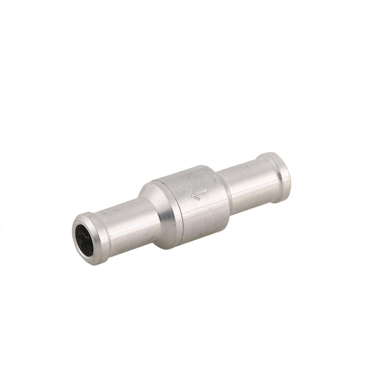 Buy 1Pc Aluminium Check Valve 10mm Fuel Non Return Inline Check Valve
