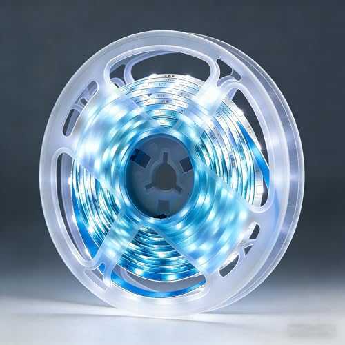 iNextStation 12V LED Light Strip White, 16.4ft/5m...