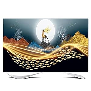 Huis 80in Indoor TV Dust Cover, Cover Type TV Screen Protector Voor Lcd Led Decoratie Televisie Set Cover Waterdichte…