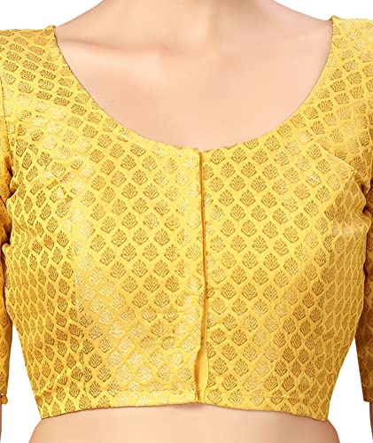 Image of Studio Shringaar Women's Polyester Elbow length sleeves Blouse