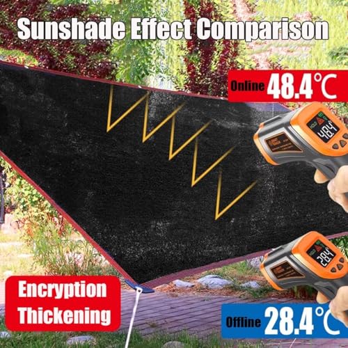 Bâche noire résistante aux UV 70% en maille indéchirable - 3