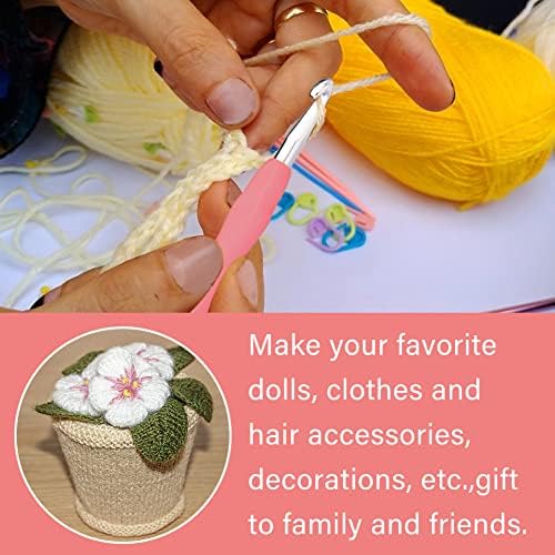 QMNNMA 8 mm Crochet Hook, Ergonomic Crochet Hooks for Arthritic Hands — view 6