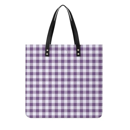 Sac à main shopper violet pour femmes avec grand tote bag de voyage à bandoulière 39x39