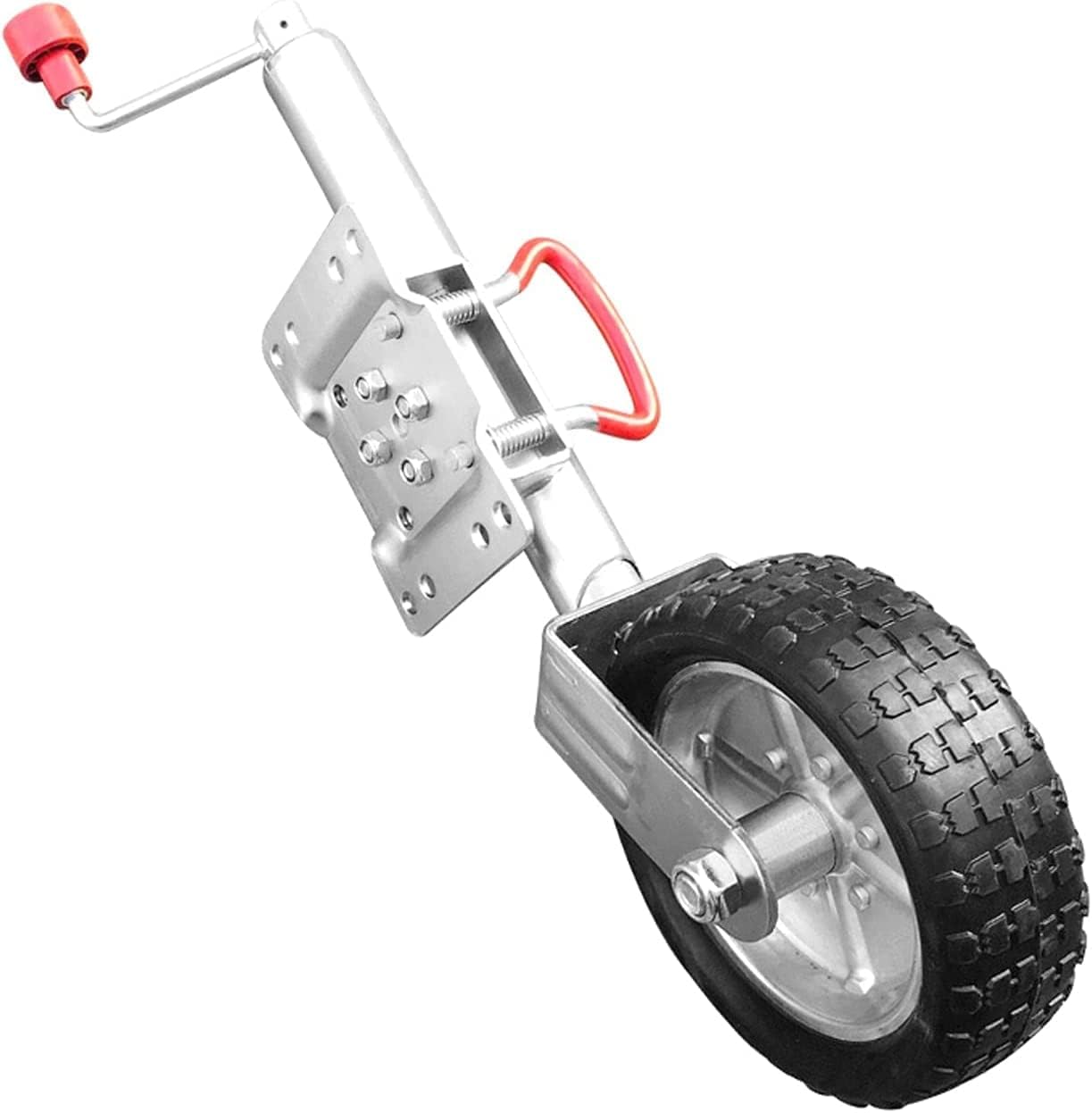 Jack with Wheels Swivel Trailer Jack, Heavy 1500/2000 Lbs Trailer Jack Wheel, 10" Length Lift,for Boat, Camper, Yacht, Caravan