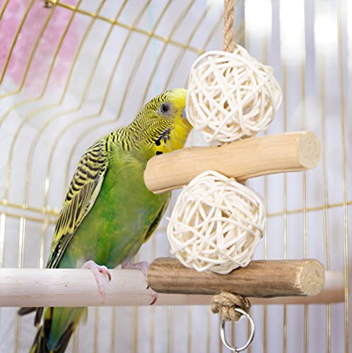 Wild Harvest Chew And Jingle For Cockatiels, Parakeets, Finches And Caged Birds, 1 Count, Toy Made With Real Wood Materials #TOP3