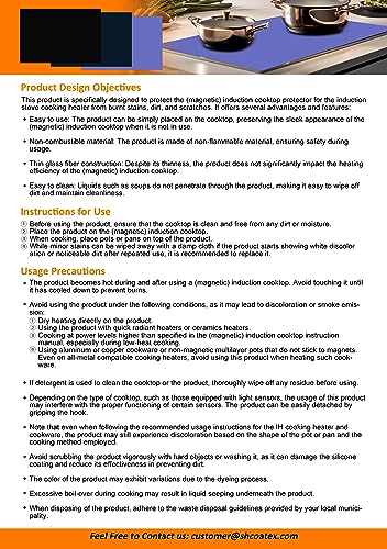 KitchenRaku 1 pezzo di protezione per induzione