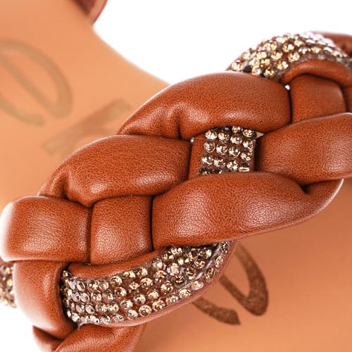 Image of bebe Girls' Sandals - Trendy Flat Designs with Rhinestones, Puffy Straps, Embossed Details and Charms for Toddlers /Little Kids /Big Kids