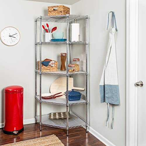Honey-Can-Do SHF-04886 5-Tier Corner Shelf 72H X 27D X 27W thumb #2