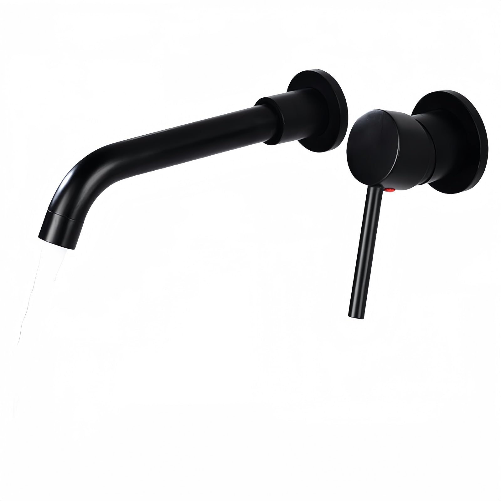 ZYCHSJXA Concealed Full Copper Bathroom Wash Basin Faucet (Black)