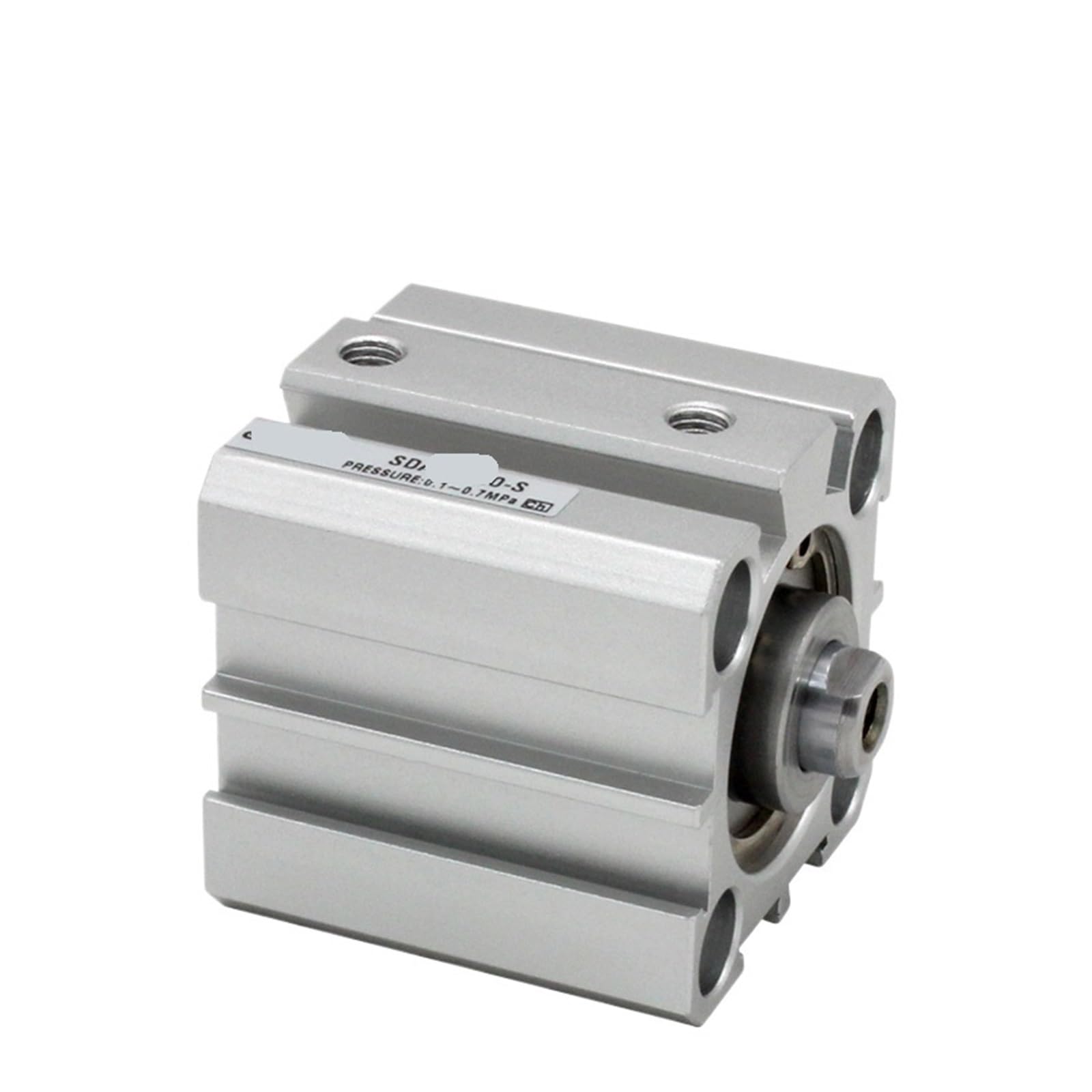 Cylindre pneumatique SDA63 double effet actionneur compact non magnétique course 5-100