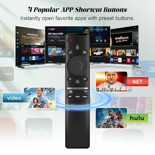 Samsung Voice Remote Control for Smart TV Replacement for All 2018-2025 Samsung Smart TVs with Original Samsung-TV-Remote Frame, Neo QLED, OLED, Crystal UHD, 8K/4K Series Black - image 5