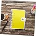 GANAZONO 2Pcs Transparent Loose Leaf Notebook Cover Lightweight Diary Binder Protector for Journaling and Note Taking Design
