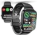 Smartwatch Herren Damen, 1,85" HD Touchscreen Smart Watch mit Telefonfunktion, 113+ Sportmodi Sportuhr mit Schrittzähler/Herzfrequenzm... IP68 Wasserdicht Fitnessuhr für iOS Android