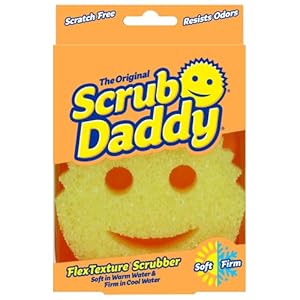 Scrub Daddy Original Sponge, Cleaning Sponges for Washing Up, Dish & Kitchen Sponge as Used by Mrs Hinch, Non Scratch…