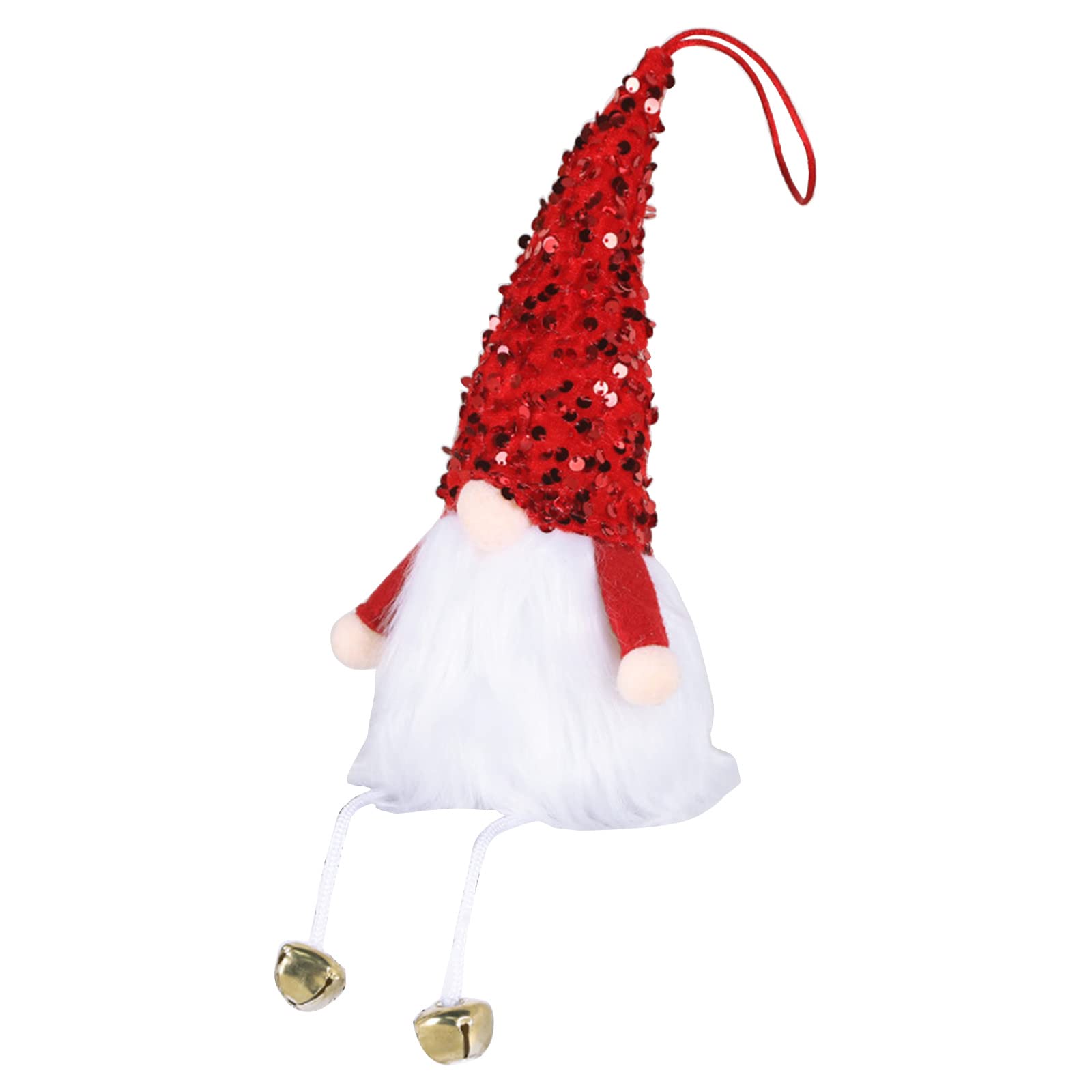 Elnwnnkc Red Up Easter Toys Glowing Dwarf For Doll With Sequins For Kids For Play With Led Lights Faceless Doll Pendant
